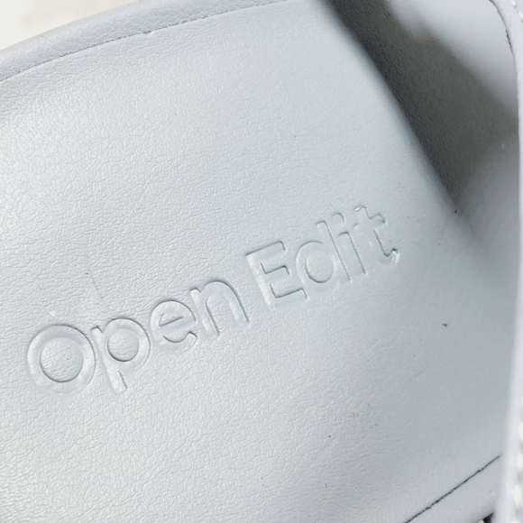 NEW Open Edit Austyn Quilted Summer Buckle Ankle Strap Sandal F570 - Picture 10 of 14